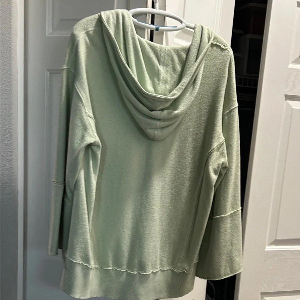 FP Movement by Free People Mint Green Terry Oversized Hoodie Size S - Picture 8 of 9